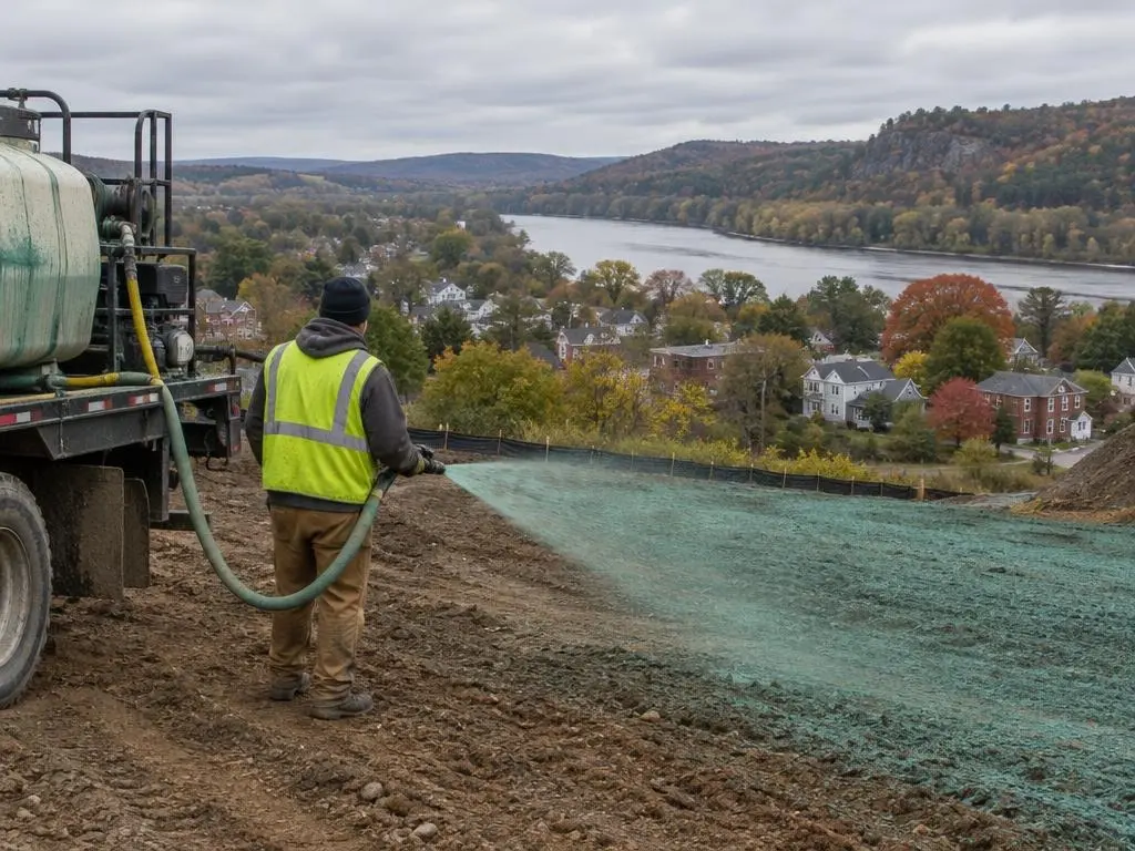 Commercial Site Hydroseeding in Hartford, CT